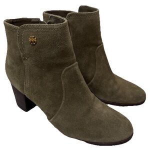 Tory Burch Sabe Suede Ankle Boots